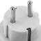Weißer Schuko 220VAC Stecker mit Schalter