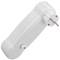 Multiplicador de adaptador de plugue Schuko branco triplo com interruptor