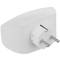 Adattatore moltiplicatore schuko doppio bianco