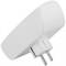 Plug adapter multiplier schuko triple white