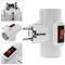 Plug 220VAC White Triple schuko with Switch