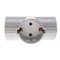 Ficha de pinos Multiplier Schuko branco triplo