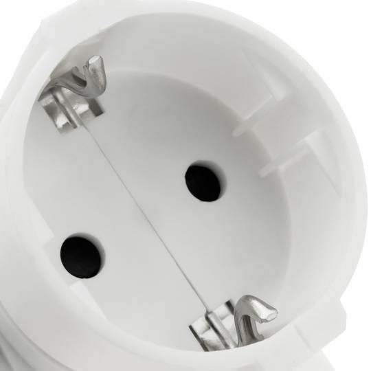 Pin triplo plug triplo colore bianco con angolo