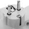 Multiplier pin plug quadruple schuko white