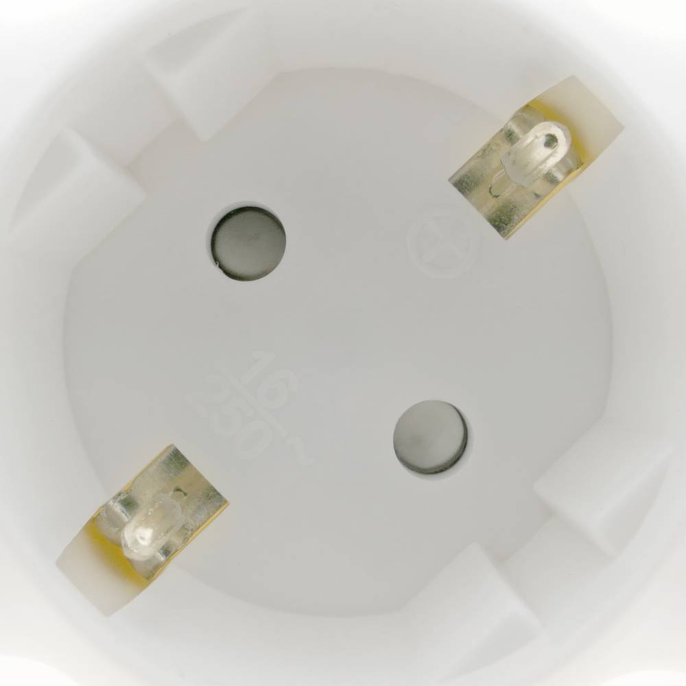 BeMatik - Multiplicador Adaptador de Clavija Enchufe schuko Triple Blanco  con Interruptor : : Electrónica