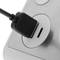 Bloc multiprises de table avec 3 prises Schuko avec 1 port USB et 1 port USB-C blanc