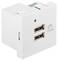 Toma de pared 230V de Lanberg con dos USB 2.1A