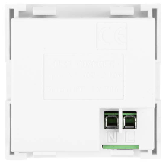 Toma de pared 230V de Lanberg con dos USB 2.1A
