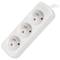 Power strip with 3 Lanberg Schuko plugs, white 1.5m PS0-03E-0150-W