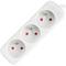 Power strip with 3 Lanberg Schuko plugs, white 1.5m PS0-03E-0150-W