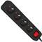 Multipresa con 4 prese Schuko con interruttore Lanberg, colore nero 1,5m PS1-04E-0150-BK