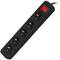 Lanberg 5-way French Schuko power strip with switch black 1.5m PS1-05E-0150-BK