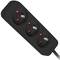 Presa multipla Lanberg con 3 spine Schuko, nera, 3m PS0-03E-0300-BK