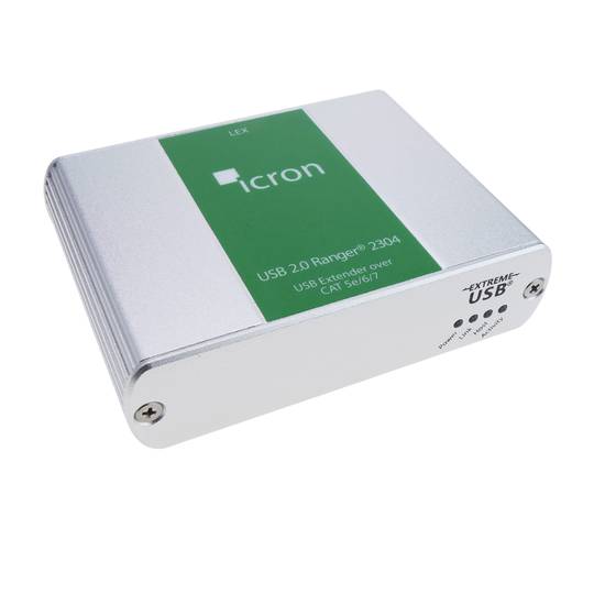 USB 2.0 480 Mbps extender Cat.5e UTP 4-port Icron USB Ranger 2304GE-LAN