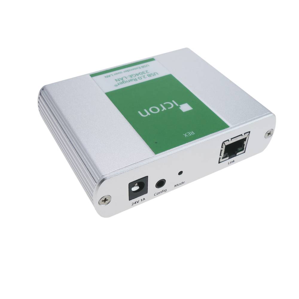 Extensor prolongador USB 2.0 a 480 Mbps per UTP Cat.5e de 4 ports Icron USB Ranger 2304GE-LAN