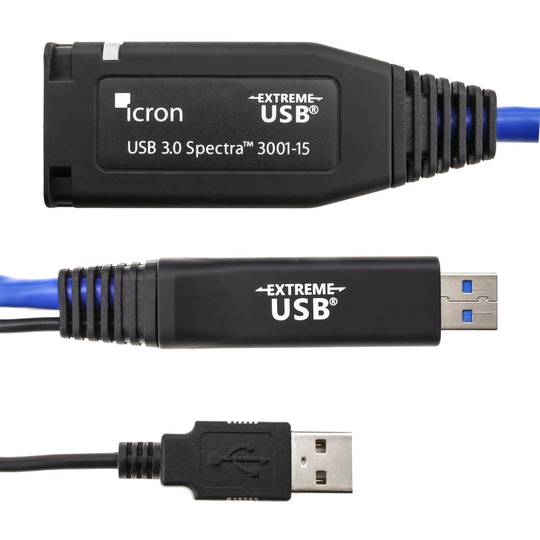 Cable extensor prolongador USB de 15m Icron USB 3.0 Spectra 3001-15
