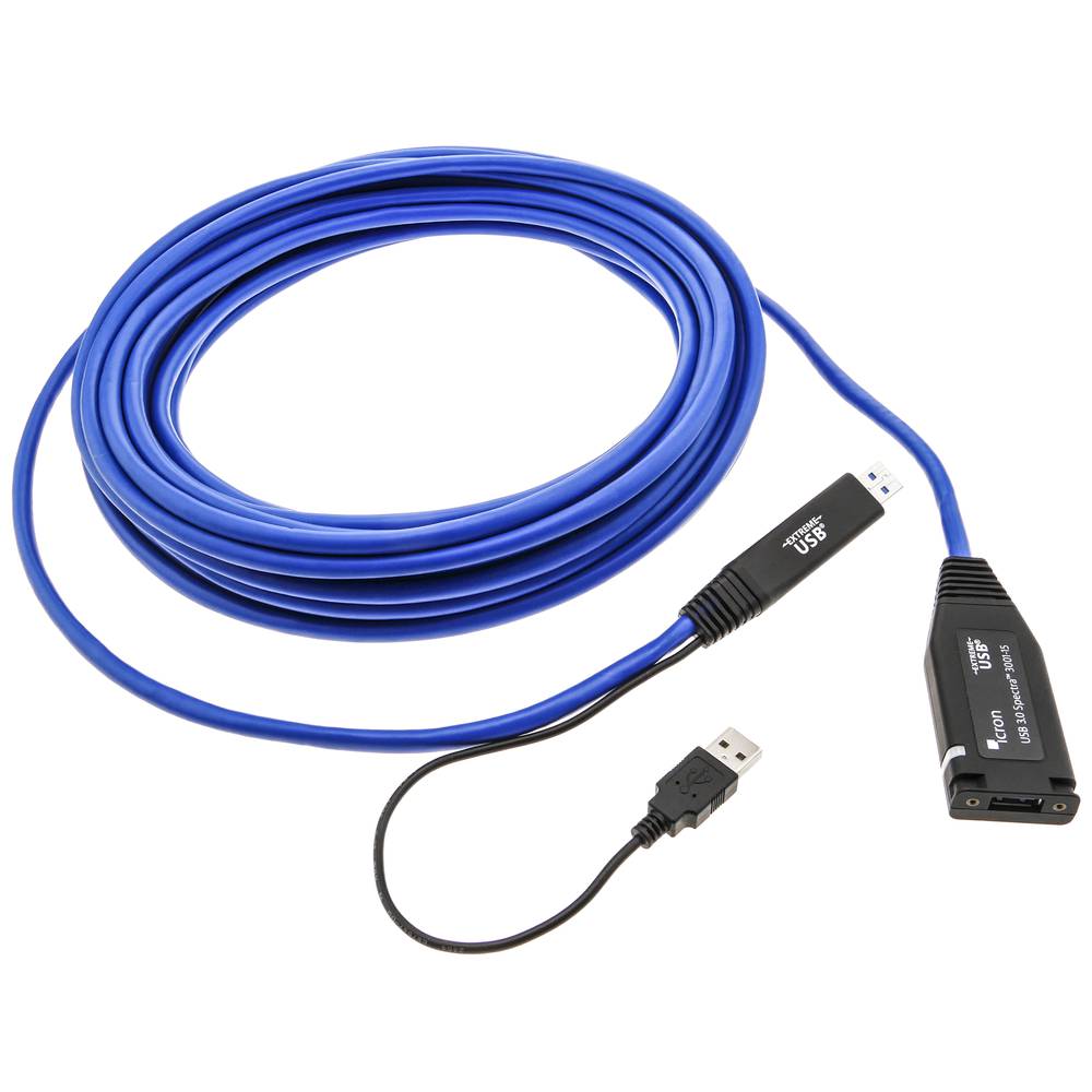 USB-Verlängerungskabel Verlängerung 15m Icron USB 3.0 Spectra 3001-15