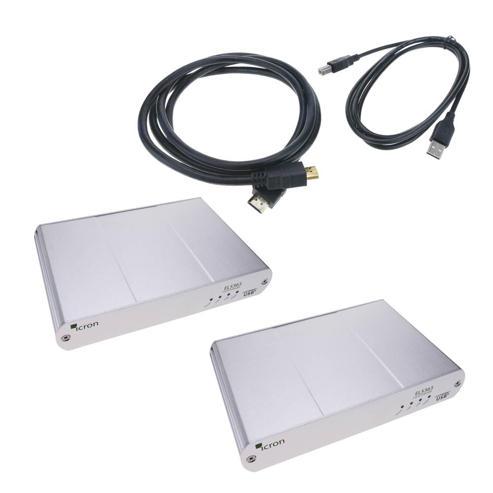 Przedłużacz KVM dla wideo HDMI FullHD i USB 2.0 za pomocą kabla sieciowego UTP Cat.5e