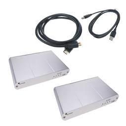 Extensor KVM de vídeo HDMI FullHD e USB 2.0 via cabo de rede UTP Cat.5e