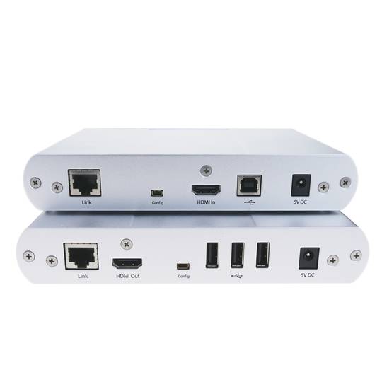 Przedłużacz KVM dla wideo HDMI FullHD i USB 2.0 za pomocą kabla sieciowego UTP Cat.5e