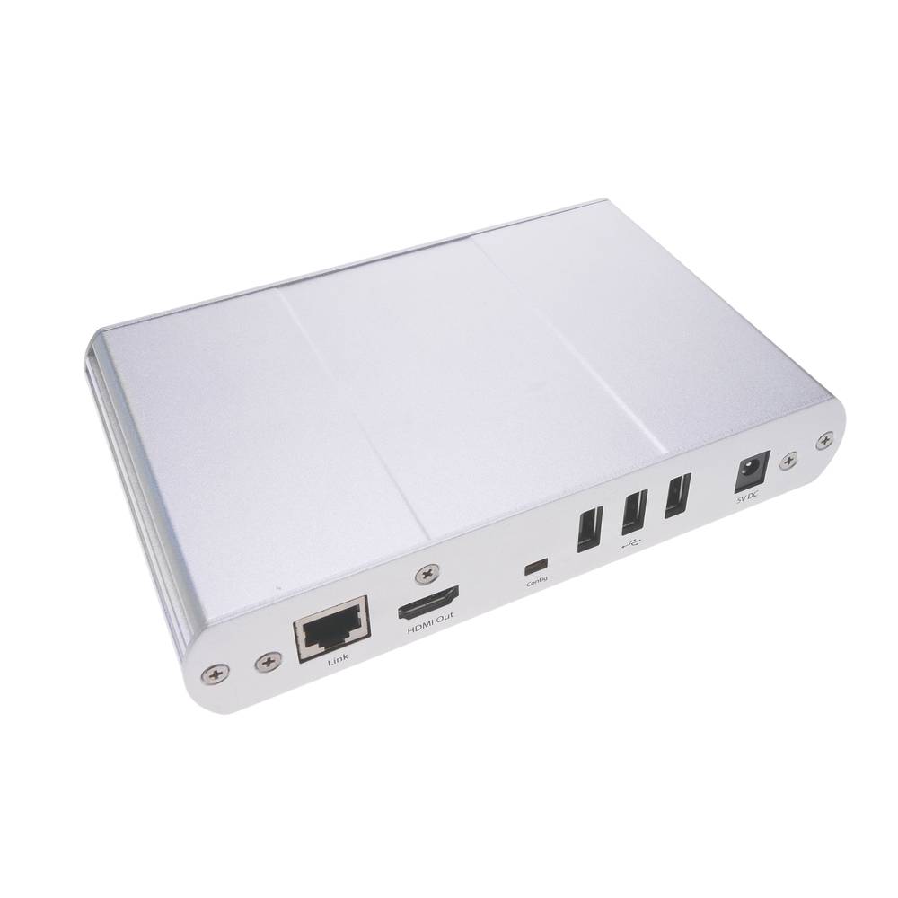 Przedłużacz KVM dla wideo HDMI FullHD i USB 2.0 za pomocą kabla sieciowego UTP Cat.5e