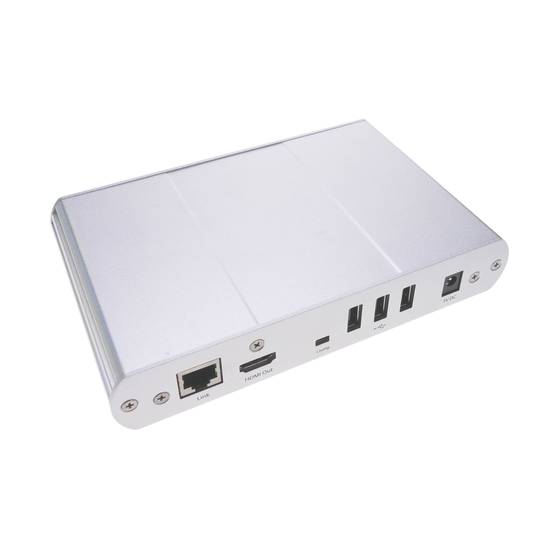 Przedłużacz KVM dla wideo HDMI FullHD i USB 2.0 za pomocą kabla sieciowego UTP Cat.5e
