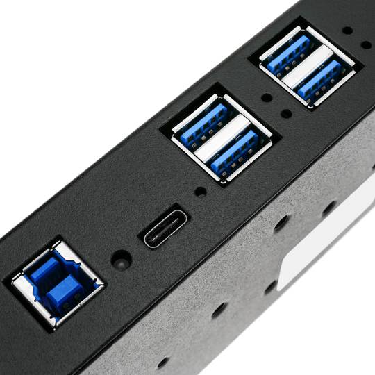 AnyPlaceUSB USB 3.1 SuperSpeed współdzielenie przez 4-portową sieć A i 2-portową C TCP / IP