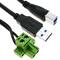 AnyPlaceUSB USB 3.1 SuperSpeed współdzielenie przez 4-portową sieć A i 2-portową C TCP / IP