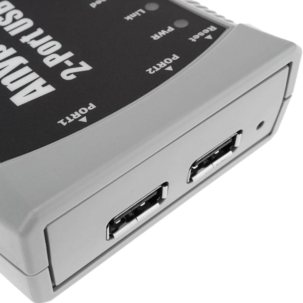 AnyPlaceUSB USB 2.0 Hi Speed compartilhando em uma rede TCP / IP de 2 portas