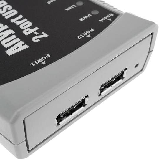AnyPlaceUSB USB 2.0 Hi Speed partage sur un réseau TCP / IP à 2 ports