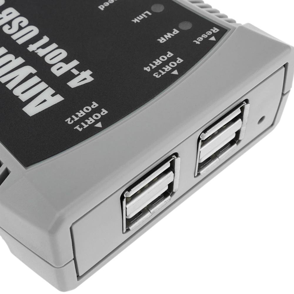 AnyPlaceUSB USB 2.0 Hi Speed sharing su una rete TCP / IP a 4 porte