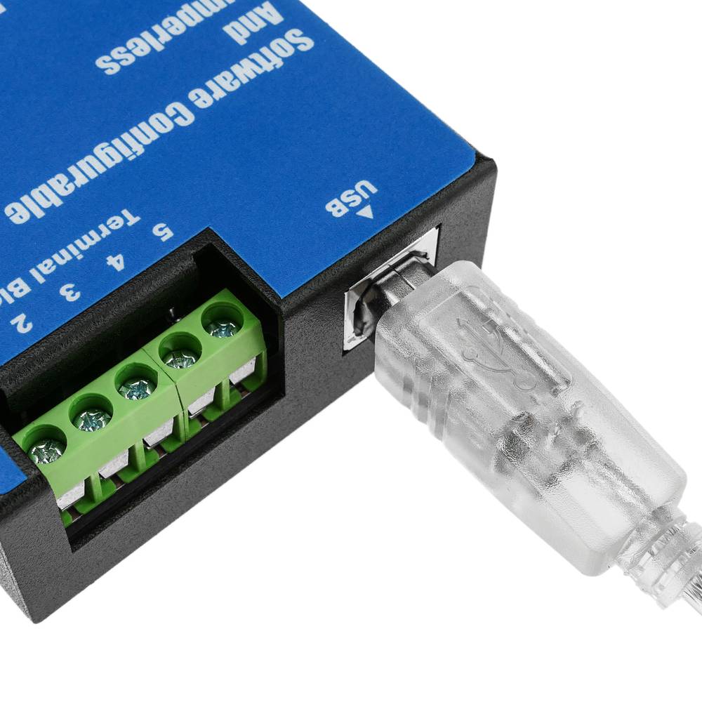 USB a RS-422 RS485 VSCOM PRO 1-Port-DINRAIL USB-COMi PRO