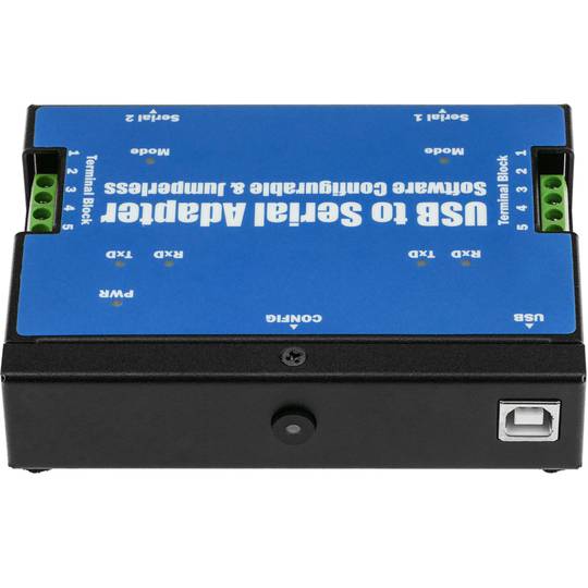 USB na RS-422 RS485 Titan PRO 2-poort DINRail USB-2COMi PRO