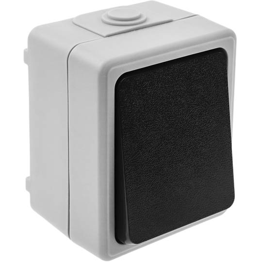 Montage en surface étanche IP54 10A 250V avec interrupteur