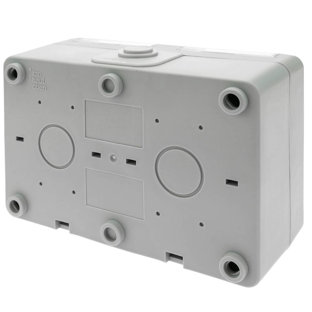 Base impermeabile IP54 16A 250V con doppio schuko
