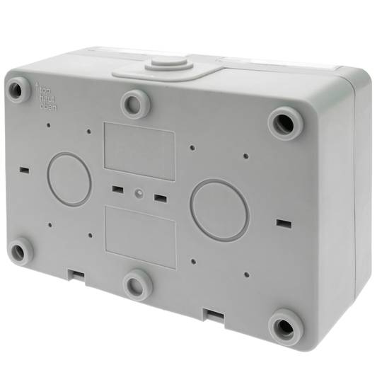 Base impermeabile IP54 16A 250V con doppio schuko