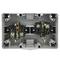 Base impermeabile IP54 16A 250V con doppio schuko