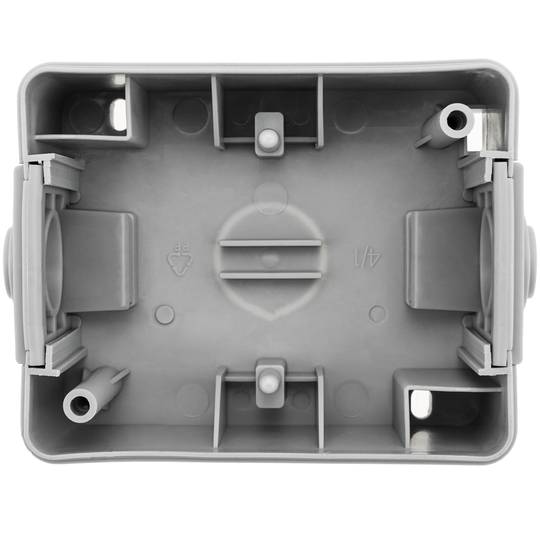 Base de superficie estanca IP54 16A 250V con schuko