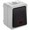 Wodoodporna podstawa IP54 10A 250V z przyciskiem
