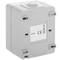 Wodoodporna podstawa IP54 10A 250V z przyciskiem