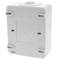 Base de superfície impermeável IP54 10A 250V com 2 x chave interruptor