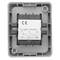 Base de superfície impermeável IP54 10A 250V com 2 x chave interruptor