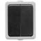 Base de superfície impermeável IP54 10A 250V com 2 x chave interruptor