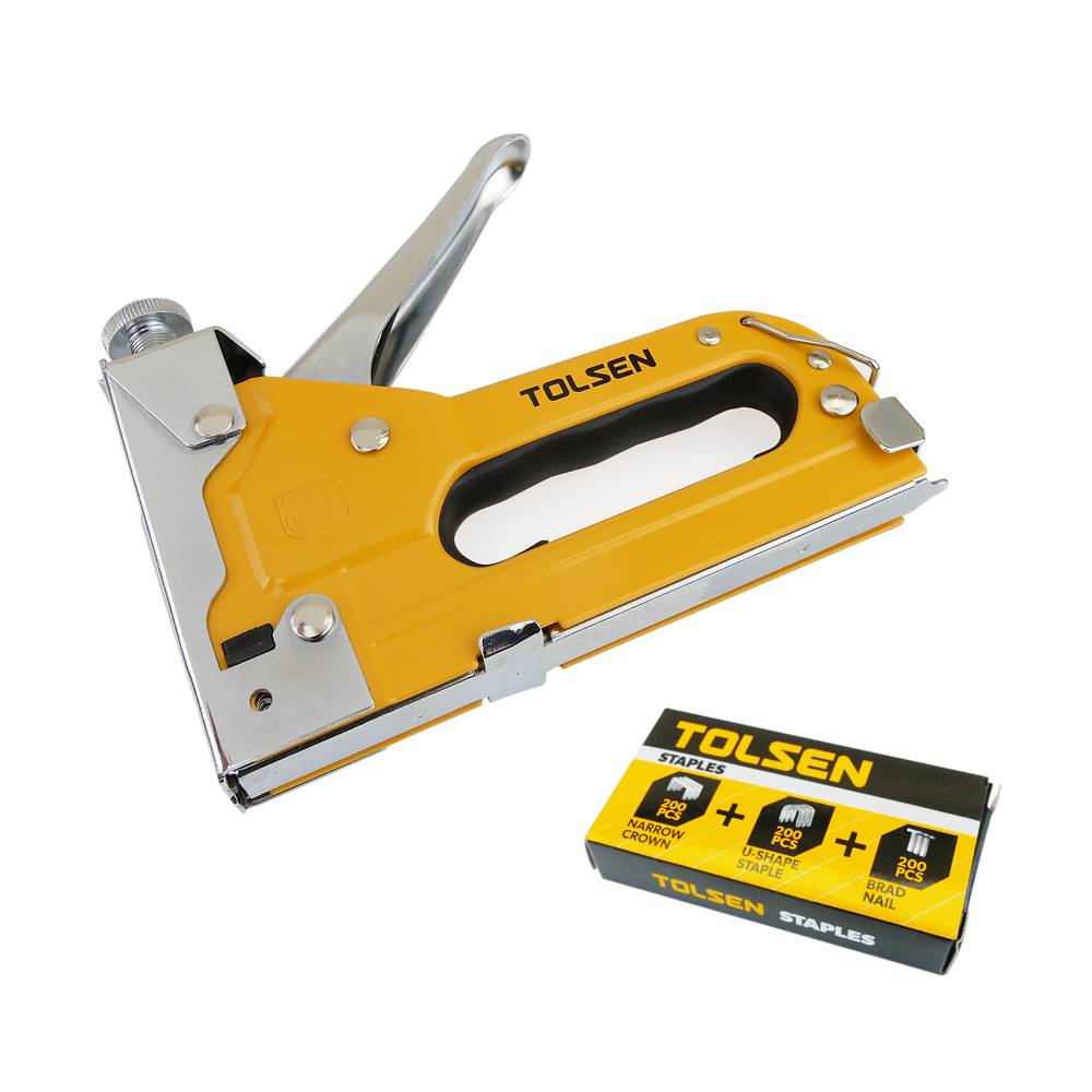 Tolsen tools nietpistool kartonnen doos nietmachine