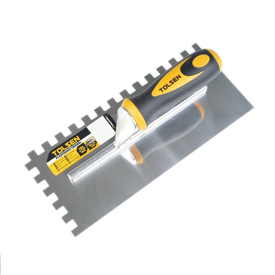 Llana de albañil 280x120mm dentada de herramientas Tolsen