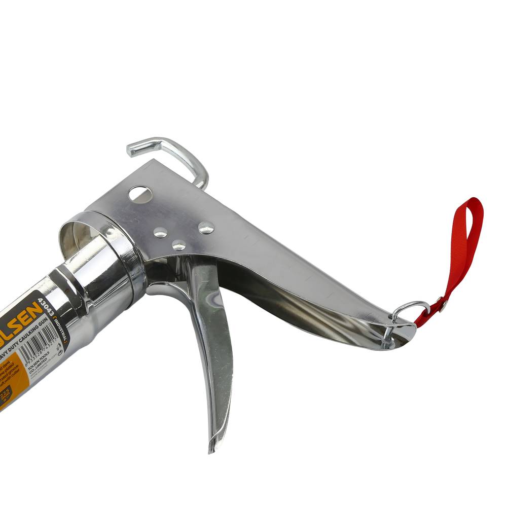 Pistola de segellat per tub de silicona de 225 mm cromada