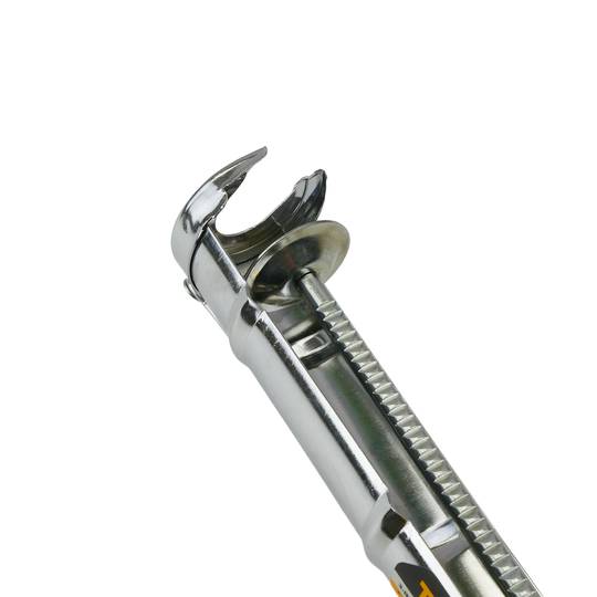 Pistola de segellat per tub de silicona de 225 mm cromada