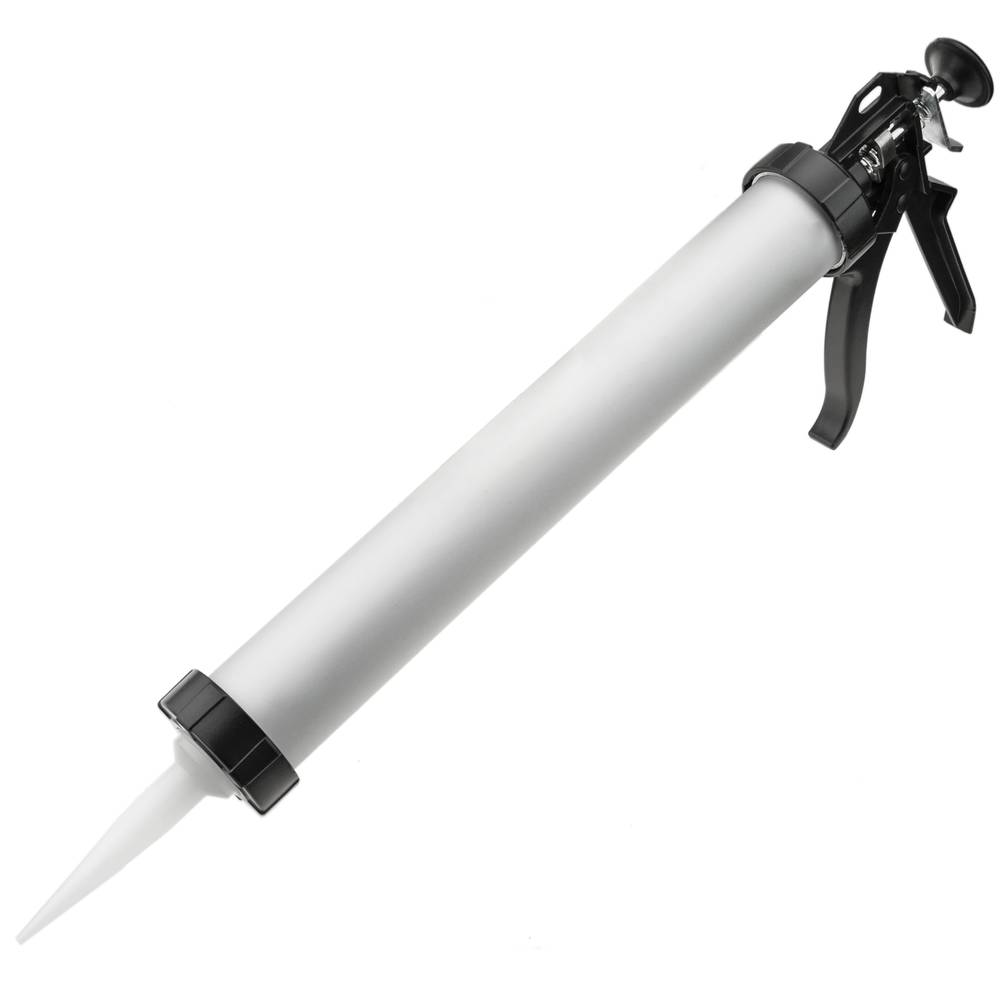 Sealing gun for silicone tube 375 mm aluminum