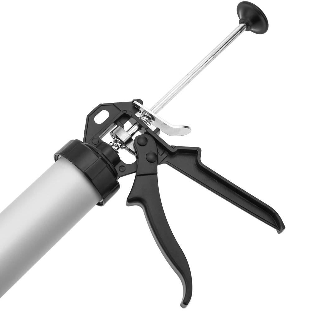 Sealing gun for silicone tube 375 mm aluminum
