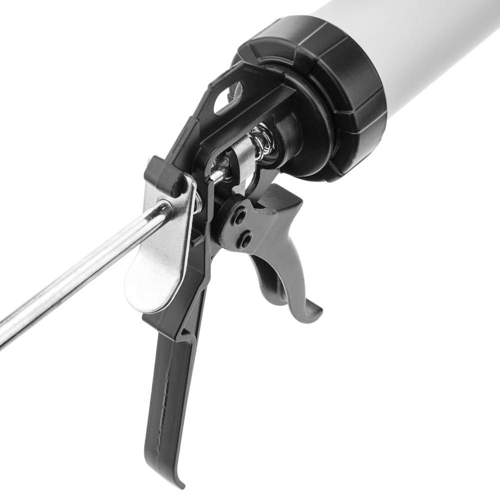 Sealing gun for silicone tube 375 mm aluminum